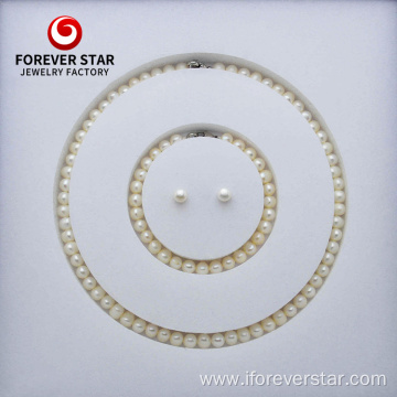 Fresh Water Pearl Pearl Jewelry Sets